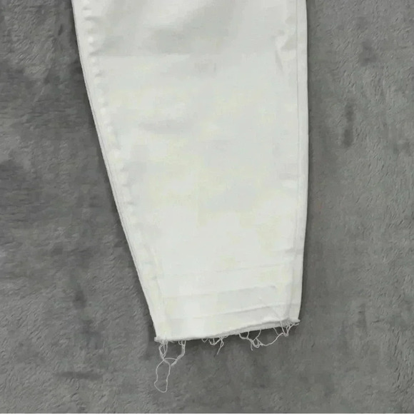 SPANX Distressed Skinny Jean‎ Sz L White - Picture 2 of 14